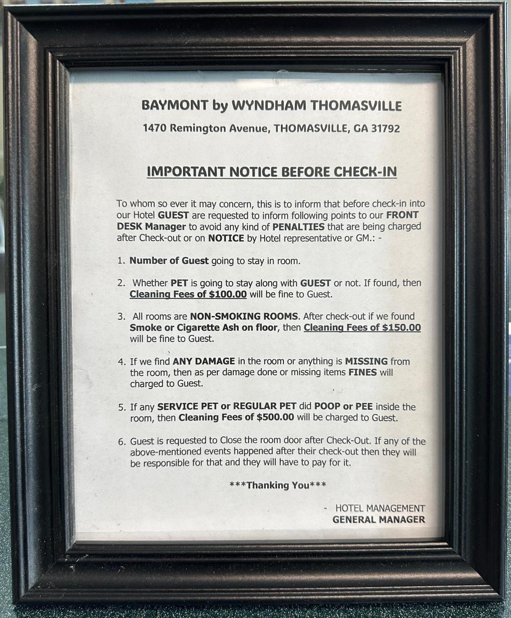 Baymont By Wyndham Thomasville Buitenkant foto